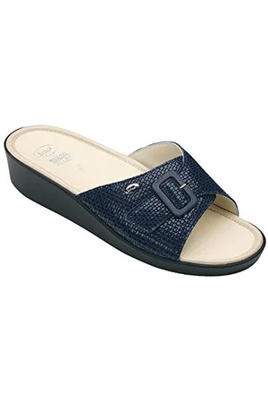 Scholl New Massage - Ciabatte Donna Comode con Plantare Massaggiante e Cinturino Regolabile - Resistenti all