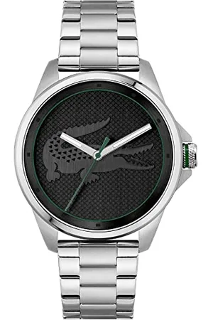Lacoste Analogue Quartz Watch for Men with Silver Stainless Steel Bracelet - 2011131