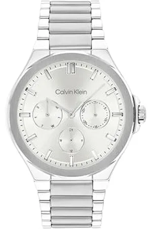 Calvin Klein Analogue Multifunction Quartz Watch for Women Vibrancy Collection with Stainless Steel Bracelet