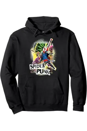 Marvel Spider-Man: Across the Spider-Verse Spider-Punk Pose Pullover Hoodie