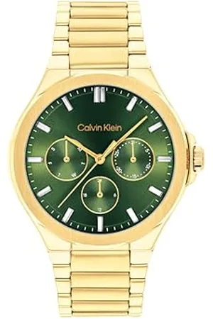 Calvin Klein Analogue Multifunction Quartz Watch for Women Vibrancy Collection with Stainless Steel Bracelet