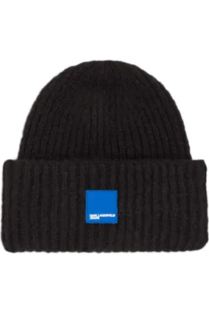 Karl Lagerfeld Mens, Box Logo Beanie, , ONE Size