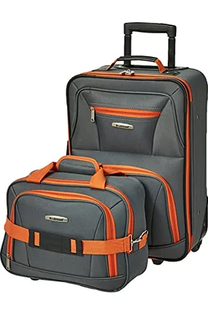 Rockland Fashion Softside Upright Luggage Set, ,One Size