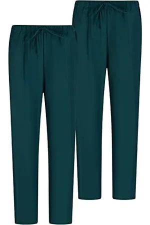 MISEMIYA Set of 2 - Uniforms Medical Scrub Pants Unisex – Hospital Uniform Trousers - Ref.8312 - Large
