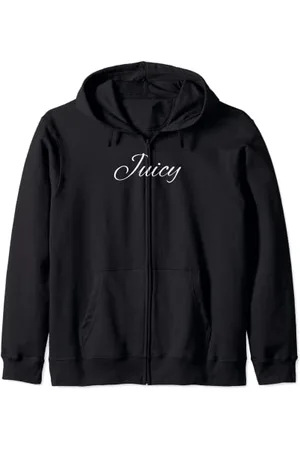 Juicy Couture Juicy Curvy Thic Thick Thicc Plump BBW Brat Bratty Women Zip Hoodie