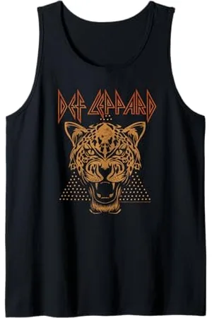 Def Leppard Tiger Heavy Metal Band by Rock Off Tank Top