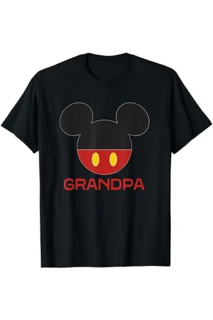 Disney Mickey Mouse Icon Shorts Grandpa Father’s Day T-Shirt