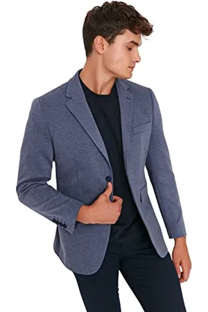 Trendyol Jacket - Navy Blue - Regular