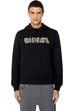 Diesel _S-GINN-HOOD-K27 FELP_SWEATSHIRT_Black_XXS