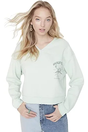 Trendyol Sweatshirt - Blue - Regular