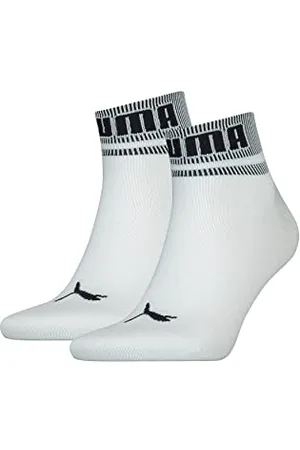 PUMA New Heritage Quarter Hosiery, weiß/Schwarz, 2.5/5