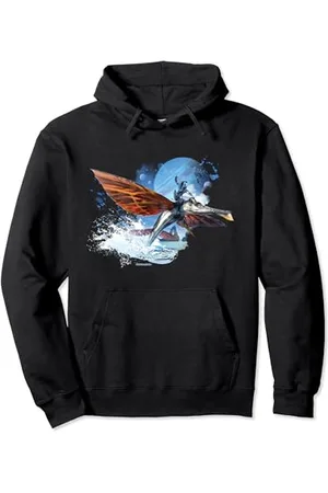 Avatar : The Way of Water Jake Sully Riding Skimwing Painted Pullover Hoodie