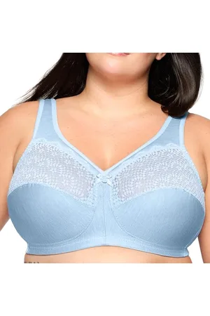 Glamorise Full Figure Plus Size MagicLift Moisture Control Bra Wirefree #1064