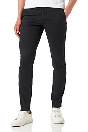 Tommy Hilfiger Men Bleecker TH Flex Satin GMD Trousers Chino, , 40W / 36L