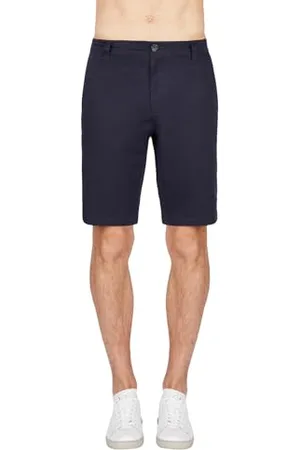 Armani Exchange Solid Stretch Twill Short Casual Shorts