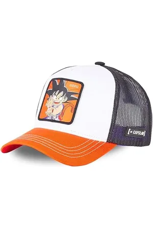 Capslab Goku Dragon Ball Z White Orange Trucker Cap