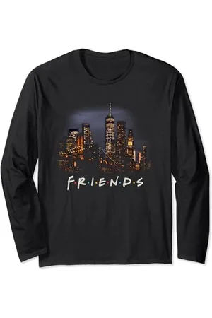 Friends Night Skyline Long Sleeve T-Shirt