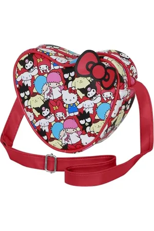 KARACTERMANIA Sanrio Hello Kitty Friends-Casual Heart Shoulder Bag, Multicolour, 21 x 15.5 cm