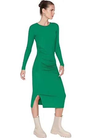 Trendyol Women Midi Bodycon Regular Knit Dress