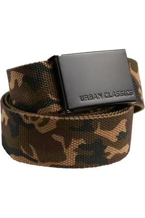 Urban classics Canvas Belt, Woodcamo/blk, One Size