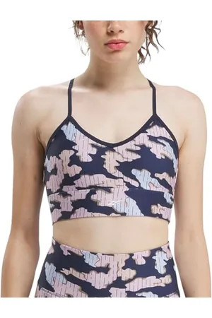 Reebok Womens Id Train Energy Camo Sports Bra, , S UK