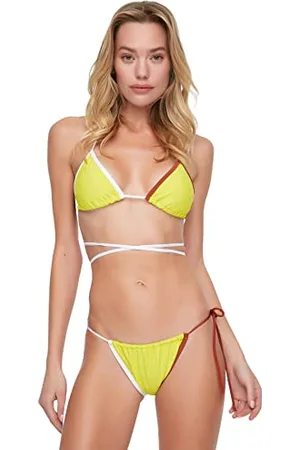 Trendyol FeMan Plain Woven Bikini Set