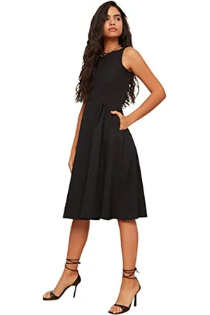 Trendyol Women Midi A-line Regular fit Woven Dress