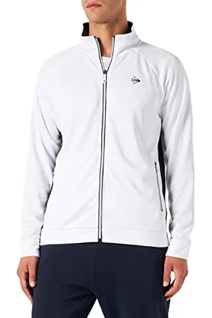 Dunlop Club Mens Knitted Jacket Tennis Shirt, , L