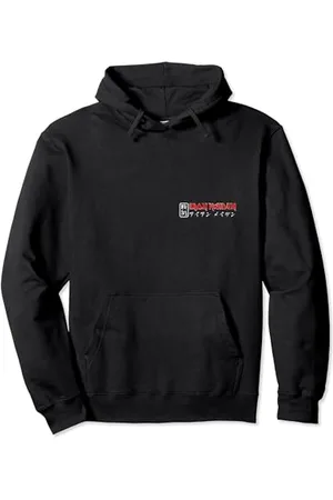 Iron Maiden Senjutsu Stacked Logo Eddie Red Circle Pullover Hoodie