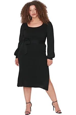 Trendyol Balloon Sleeve Knitwear Dress TBBAW23AH00032