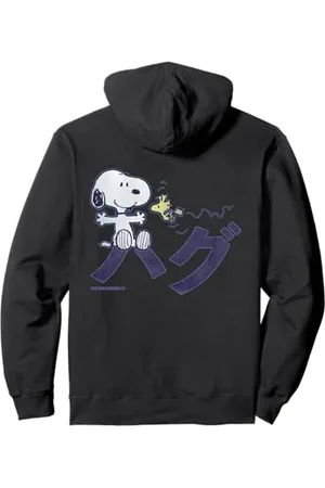 Peanuts Tokyo Snoopy Woodstock Japan Hugs Kanji Love BFF XO Pullover Hoodie