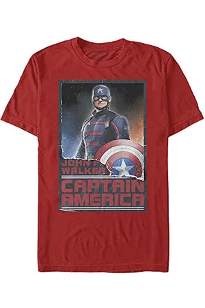 Marvel The Falcon and The Winter Soldier-Stand Tall Cap Organic Short Sleeve T-Shirt, , XL