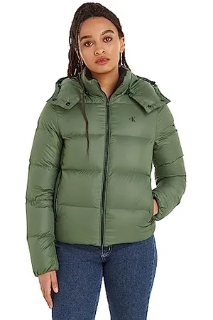 Calvin Klein Women Down Jacket Archetype Short Puffer Winter, , 3XL