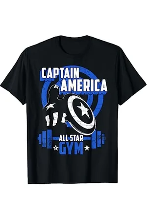 Marvel Captain America All-Star Gym Silhouette Hero T-Shirt
