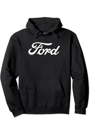 Tom Ford White Script Logo Pullover Hoodie