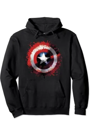 Marvel Avengers Assemble Captain America Art Shield Pullover Hoodie