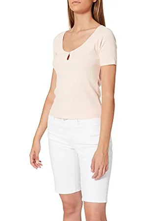 NA-KD Keyhole Jersey Top, , Small