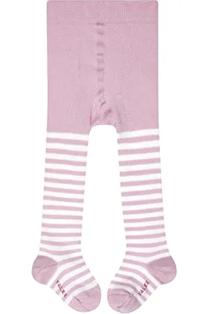 Falke Unisex Baby Stripe B TI Cotton Patterned 1 Pair Tights, , 12-18 months