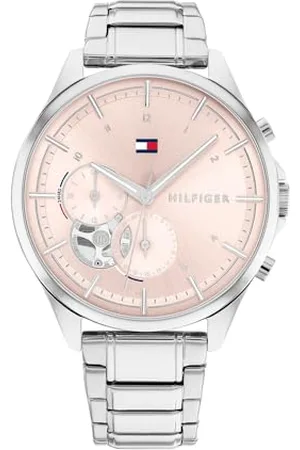 Tommy Hilfiger Analogue Multifunction Quartz Watch for Women with Stainless Steel Bracelet