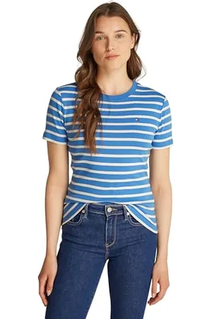 Tommy Hilfiger Women’s Short Sleeve Round Neck Slim Cody T-Shirt