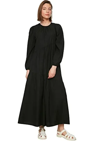 Trendyol Women Modest Maxi A-line Regular Woven Modest Dresses