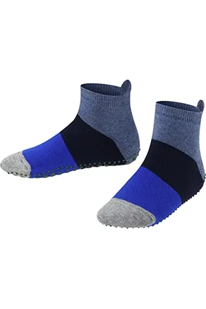 Falke Unisex Kids Colour Block K Hp Cotton Grips On Sole 1 Pair Grip socks, , 6/8.5 UK Child