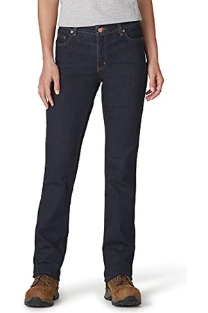 Dickies Womens FD146 Denim Straight Jeans, 10