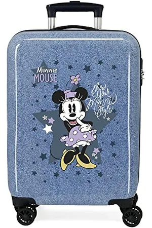 Disney Minnie Style Cabin Suitcase 38x55x20 cms Rigid ABS Side Combination Lock 34L 2 kgs 4 Double Wheels Hand Luggage