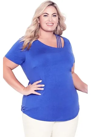 Avenue Plus Size TOP V Cut Out, in , Size, 18