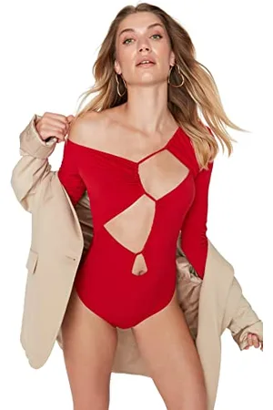 Trendyol Women Plain Knit Bodysuit