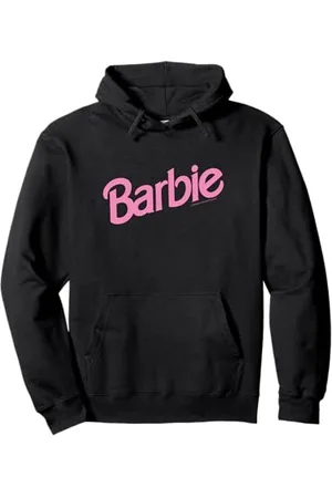 Barbie Pink Logo Pullover Hoodie Pullover Hoodie