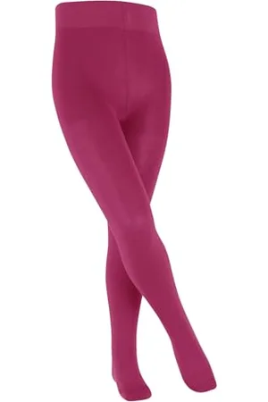 Falke Unisex Kids Family K Ti Sustainable Cotton Plain 1 Pair Tights, , 9-11.5