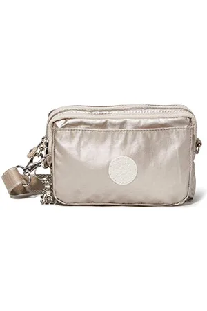 Kipling ABANU Multi Small Crossbody Convertible to waistbag, (Silver)