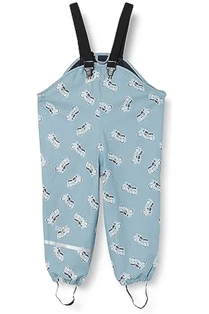 CareTec Kinder Regenlatzhose mit Fleecefutter, Smoke Blue (969), 128